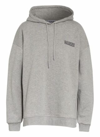 Ganni Oversized-Hoodie grau