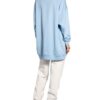 Ganni Oversized-Sweatshirt blau