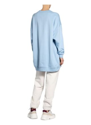 Ganni Oversized-Sweatshirt blau