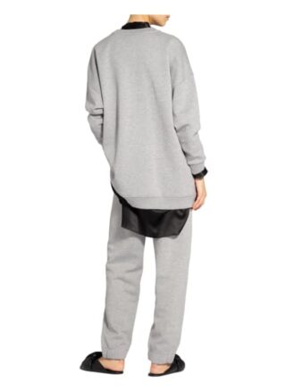 Ganni Oversized-Sweatshirt grau