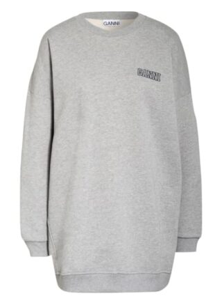 Ganni Oversized-Sweatshirt grau