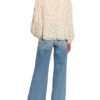 Ganni Plisseebluse beige