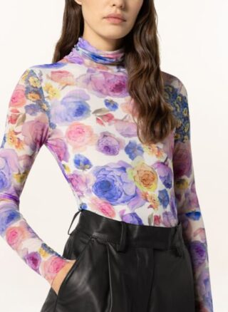 Ganni Rollkragenshirt pink
