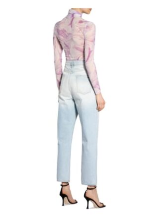 Ganni Rollkragenshirt violett