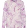 Ganni Rollkragenshirt violett