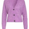 Ganni Strickjacke Mit Alpaka pink