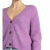 Ganni Strickjacke Mit Alpaka pink