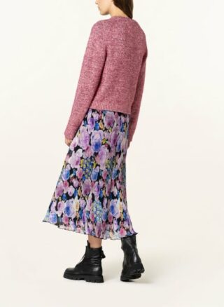 Ganni Strickjacke Mit Glitzergarn rosa