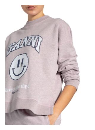 Ganni Sweatshirt violett