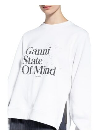 Ganni Sweatshirt weiss