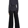 Ganni Wickelbluse blau