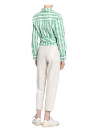 Ganni Wickelbluse gruen