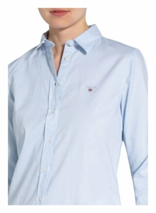 Gant Hemdbluse Damen, Blau