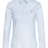 Gant Hemdbluse Damen, Blau