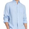 Gant Leinenhemd Herren, Blau