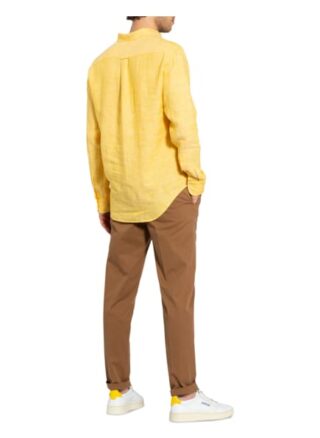 Gant Leinenhemd Herren, Gelb