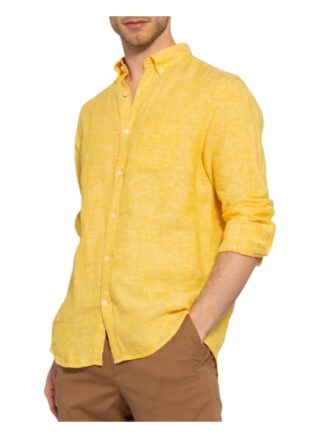 Gant Leinenhemd Herren, Gelb