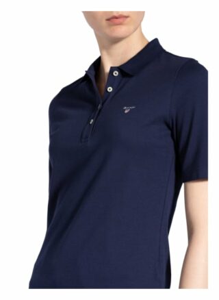 Gant Piqué-Poloshirt Damen, Blau