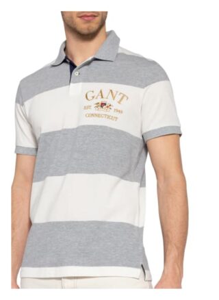 Gant Pique-Poloshirt Herren, Grau