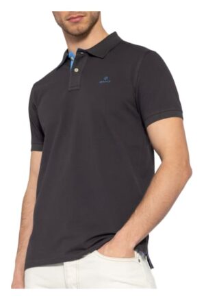 Gant Pique-Poloshirt Herren, Grau