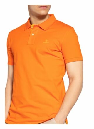 Gant Piqué-Poloshirt Herren, Orange