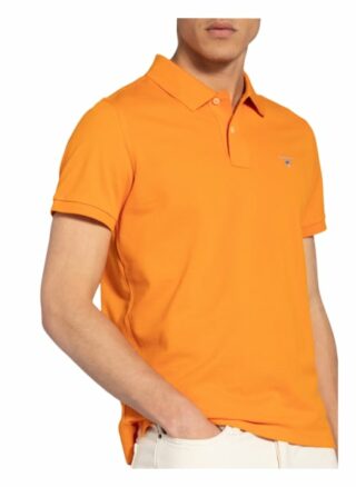 Gant Piqué-Poloshirt Herren, Orange