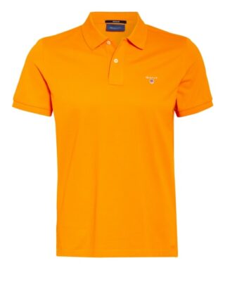 Gant Piqué-Poloshirt Herren, Orange