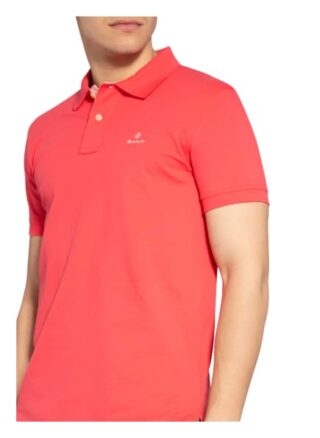 Gant Piqué-Poloshirt Herren, Pink