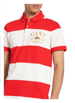 Gant Piqué-Poloshirt rot