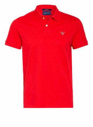 Gant Piqué-Poloshirt Herren, Rot