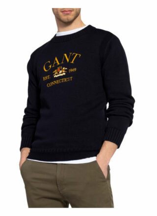 Gant Pullover Herren, Blau