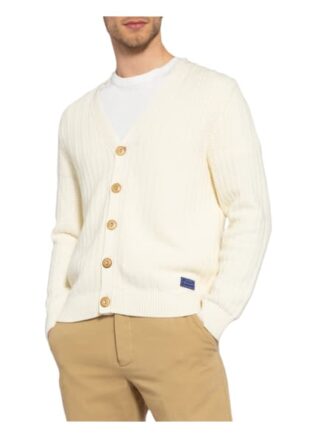 Gant Strickjacke Herren, Weiß