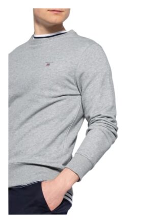 Gant Original Sweatshirt Herren, Grau