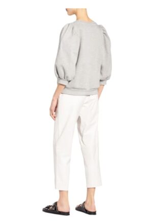 Gestuz Sweatshirt Nankitagz Mit 3/4-Arm grau