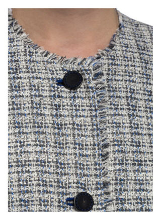Gössl Tweed-Mantel blau