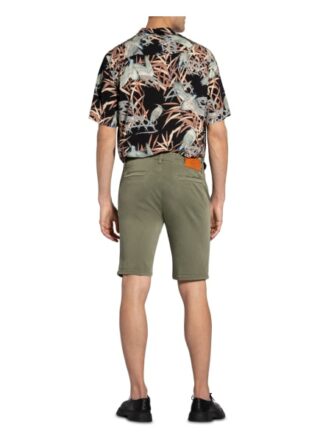 GOLDGARN DENIM Hafen Chino-Shorts Herren, Grün