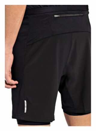 Gore Running Wear 2-In-1-Laufshorts r5 Mit Mesh-Einsätzen schwarz