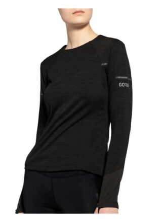 GORE RUNNING WEAR Vivid Longsleeve Damen, Schwarz