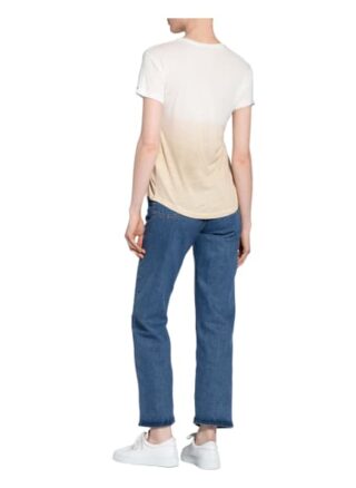 Grace T-Shirt Mit Paillettenbesatz beige
