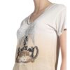 Grace T-Shirt Mit Paillettenbesatz beige
