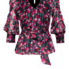 Guess Blusenshirt Mit Abnehmbarer Schluppe pink