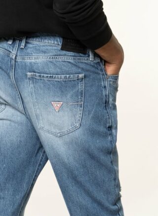 Guess Destroyed Jeans Drake Regular Fit blau