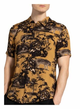 Guess Kurzarm-Hemd Comfort Fit beige