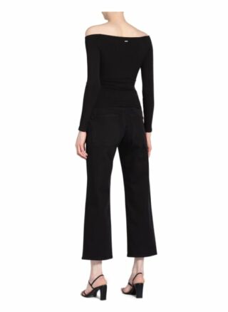 Guess Off-Shoulder-Shirt Sonay schwarz