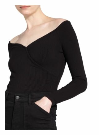Guess Off-Shoulder-Shirt Sonay schwarz