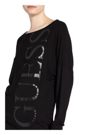 Guess Oversized-Longsleeve Karolina schwarz