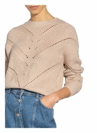 Guess Pullover Emma Mit Glanzgarn beige