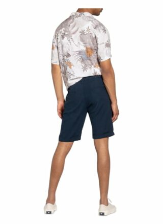 Guess Shorts Myron Mit Leinen blau