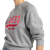 Guess Sweatshirt Mit Schmucksteinbesatz grau