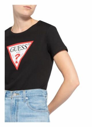 Guess T-Shirt schwarz